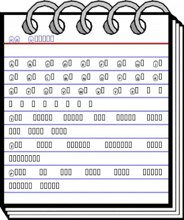 KR Votive Regular animated font preview