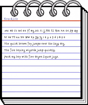 Kracklite Regular animated font preview Kracklite Regular animated font preview