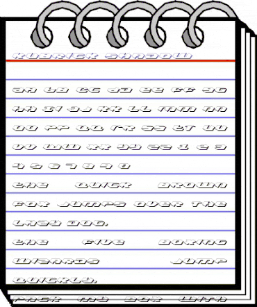 Kubrick Shadow Regular animated font preview Kubrick Shadow Regular animated font preview