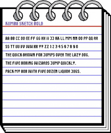 Kumba Sketch Bold animated font preview Kumba Sketch Bold animated font preview