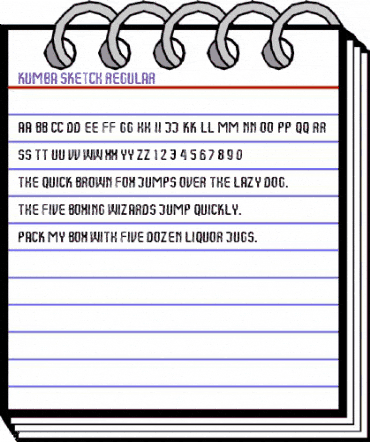 Kumba Sketch Regular animated font preview Kumba Sketch Regular animated font preview