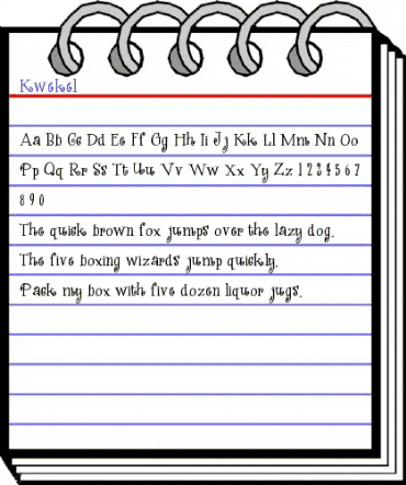 Kwekel Regular animated font preview Kwekel Regular animated font preview