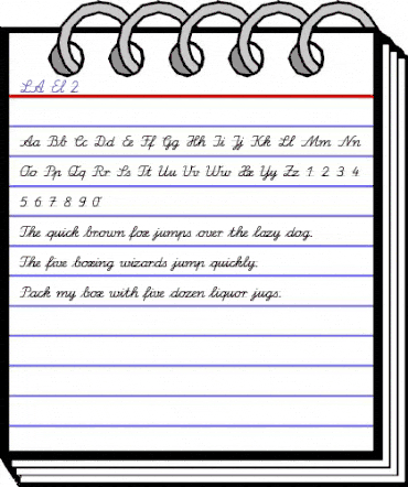 LA El 2 Normal animated font preview LA El 2 Normal animated font preview