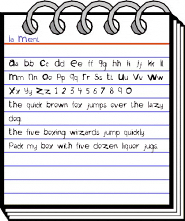 La Ment Regular animated font preview La Ment Regular animated font preview