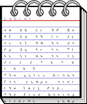 Labrat Regular animated font preview Labrat Regular animated font preview