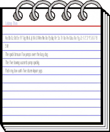 Labtop Thin Regular animated font preview Labtop Thin Regular animated font preview