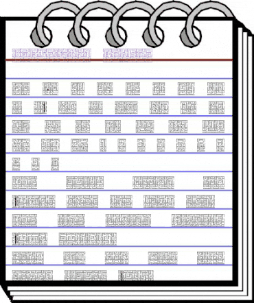 Labyrinth1 Becker Normal animated font preview