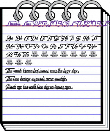 Lacosta Line PERSONAL USE ONLY Regular animated font preview Lacosta Line PERSONAL USE ONLY Regular animated font preview
