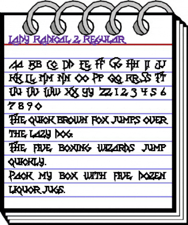 Lady Radical 2 Regular animated font preview Lady Radical 2 Regular animated font preview