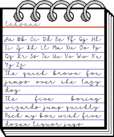 laksana Regular animated font preview laksana Regular animated font preview