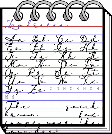 Lambresia Regular animated font preview Lambresia Regular animated font preview