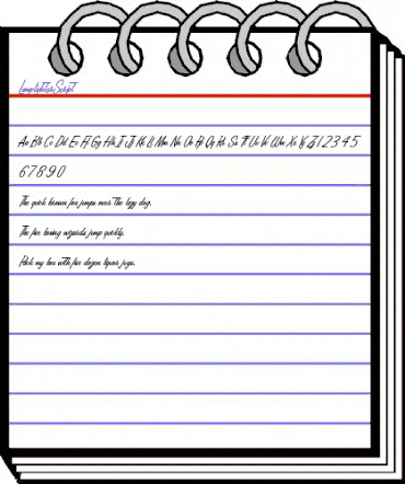 LamplighterScript Regular animated font preview LamplighterScript Regular animated font preview