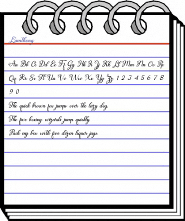 Lamthong Regular animated font preview Lamthong Regular animated font preview