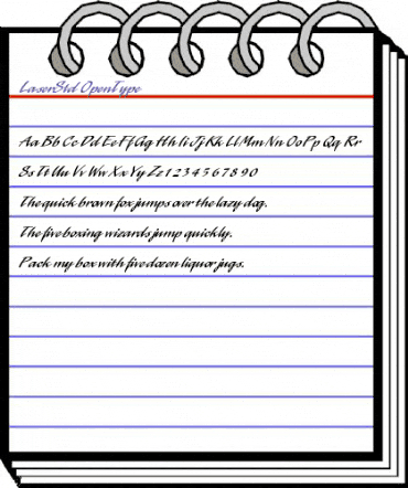 Laser Std Regular animated font preview Laser Std Regular animated font preview