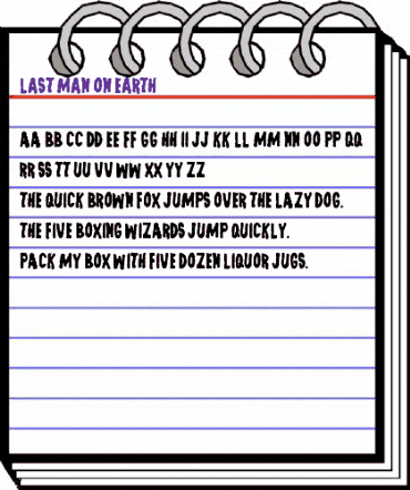 Lastman Regular animated font preview