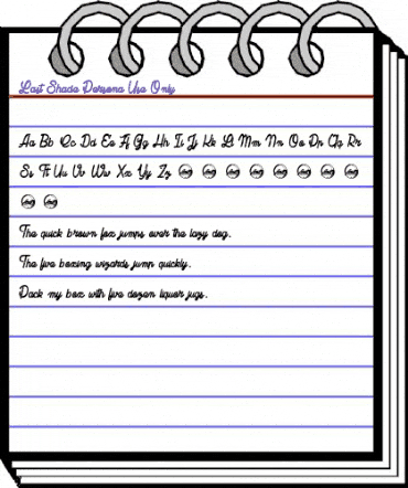 Last Shade_Persona_Use_Only Regular animated font preview Last Shade_Persona_Use_Only Regular animated font preview