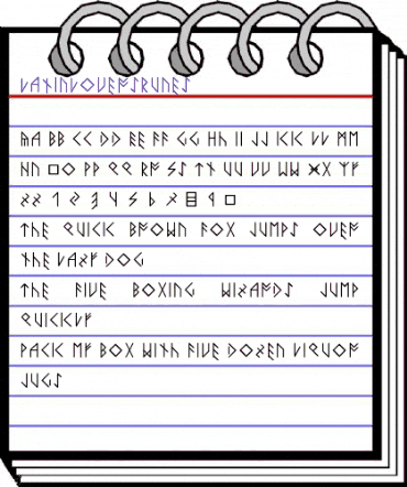 LatinLoversRunes Regular animated font preview LatinLoversRunes Regular animated font preview