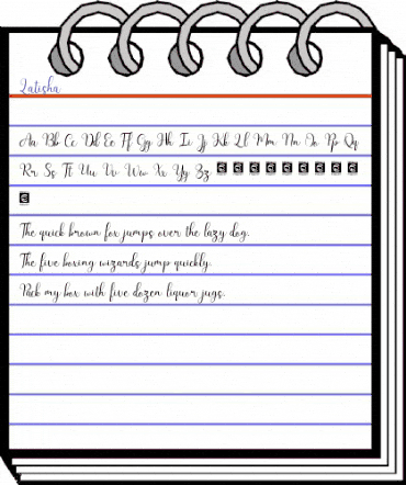 Latisha Regular animated font preview Latisha Regular animated font preview