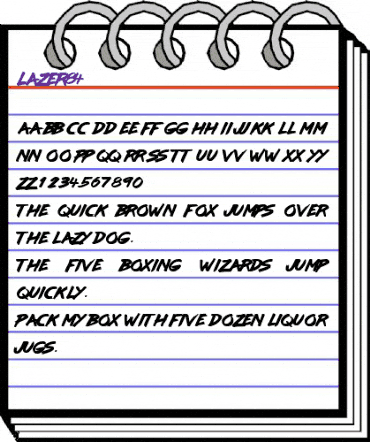 lazer84 Regular animated font preview lazer84 Regular animated font preview