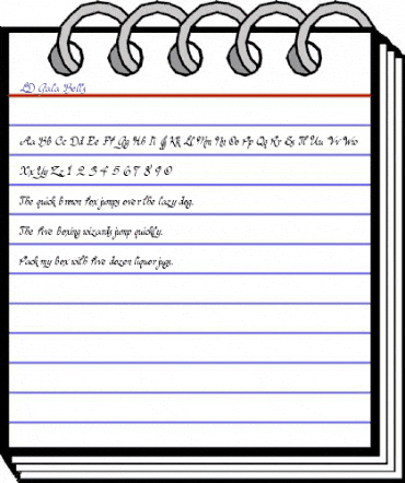 LD Gala Bells Regular animated font preview LD Gala Bells Regular animated font preview