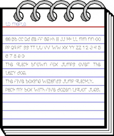 LD Maple Regular animated font preview LD Maple Regular animated font preview