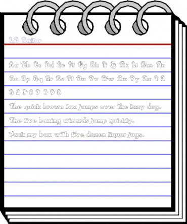 LD Sailor Regular animated font preview