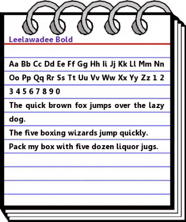 Leelawadee Bold animated font preview Leelawadee Bold animated font preview