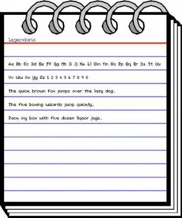 Legendaria Medium animated font preview Legendaria Medium animated font preview