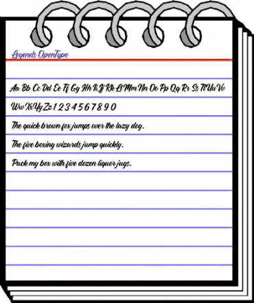 Legends Regular animated font preview Legends Regular animated font preview