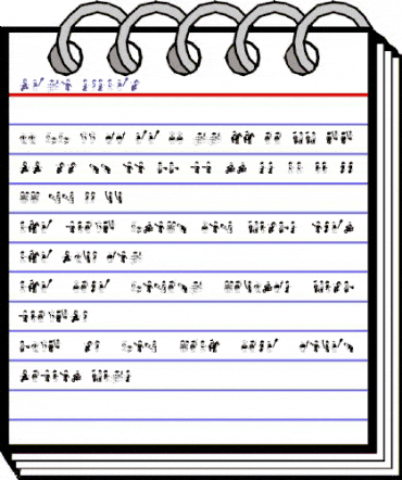 Lego System Dingbats animated font preview Lego System Dingbats animated font preview