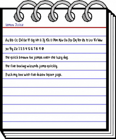 Lemon Juice Regular animated font preview Lemon Juice Regular animated font preview