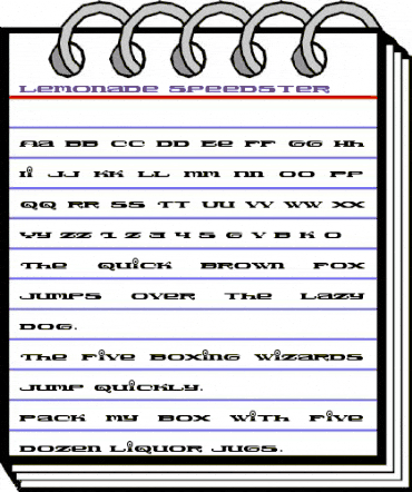 Lemonade Speedster animated font preview Lemonade Speedster animated font preview