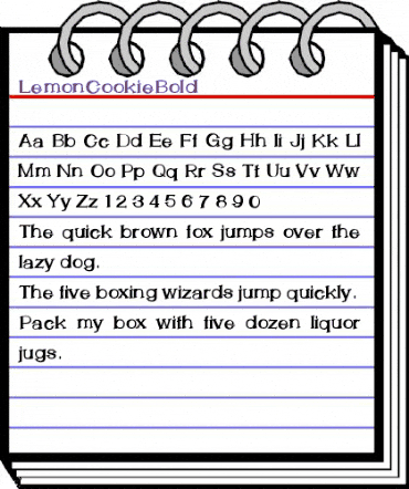 LemonCookieBold Bold animated font preview LemonCookieBold Bold animated font preview