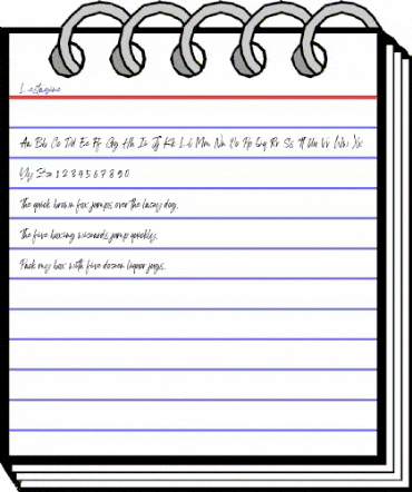 Lestagine Regular animated font preview