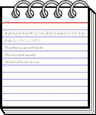 Lestya Regular animated font preview