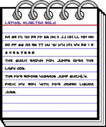 Lethal Injector Bold Regular animated font preview Lethal Injector Bold Regular animated font preview