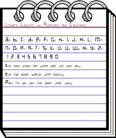 Letters Laughing by Quantized and Calibrated animated font preview Letters Laughing by Quantized and Calibrated animated font preview