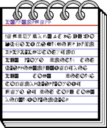 LettersBats Regular animated font preview