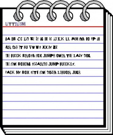 Lettrisme Regular animated font preview