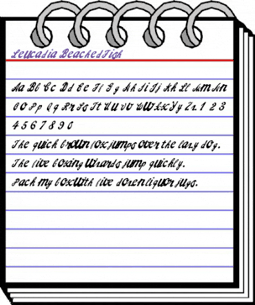 Leucadia Regular animated font preview Leucadia Regular animated font preview