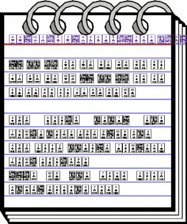 Linotype Game Pi English Cards animated font preview Linotype Game Pi English Cards animated font preview