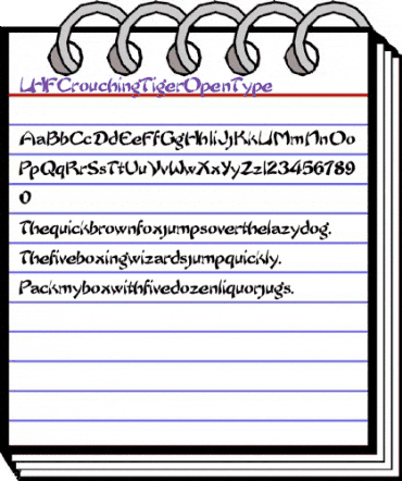 LHF Crouching Tiger Regular animated font preview LHF Crouching Tiger Regular animated font preview