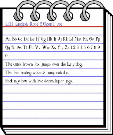 LHF English Rose Regular animated font preview LHF English Rose Regular animated font preview