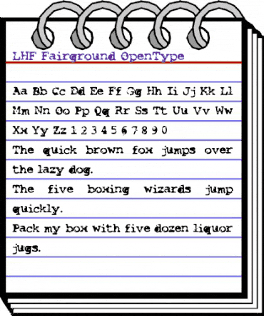 LHF Fairground Regular animated font preview LHF Fairground Regular animated font preview
