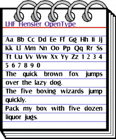 LHF Hensler Regular animated font preview LHF Hensler Regular animated font preview