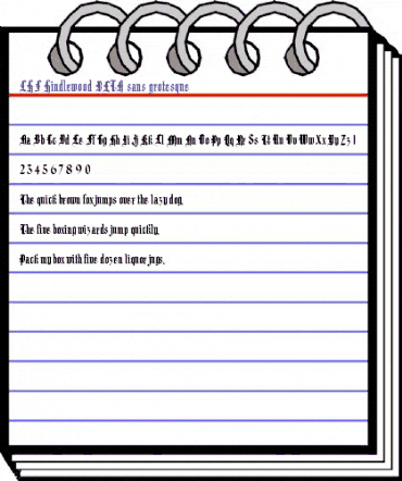 LHF Hindlewood BETA Regular animated font preview LHF Hindlewood BETA Regular animated font preview