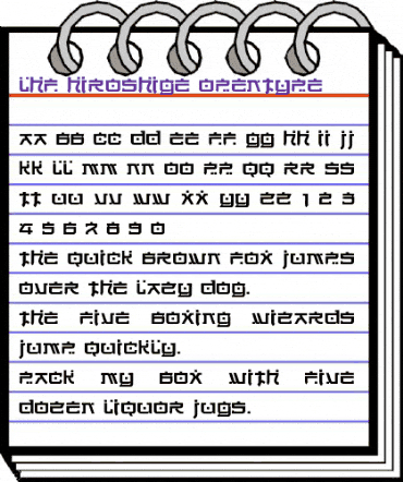 LHF Hiroshige Regular animated font preview LHF Hiroshige Regular animated font preview