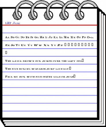 LHF Jami Regular animated font preview LHF Jami Regular animated font preview