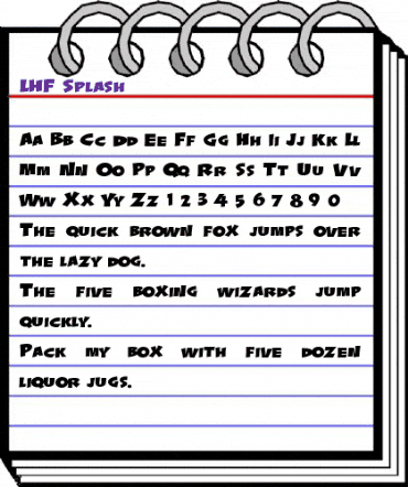 LHF Splash Regular animated font preview LHF Splash Regular animated font preview