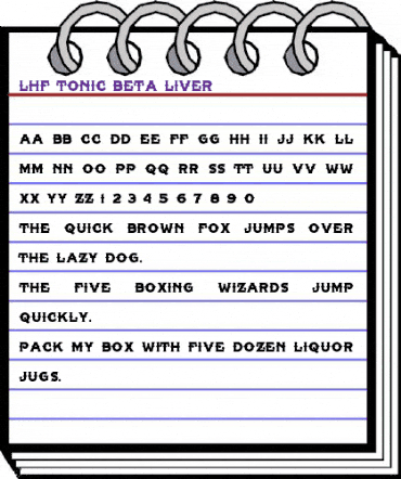 LHF Tonic BETA Regular animated font preview LHF Tonic BETA Regular animated font preview